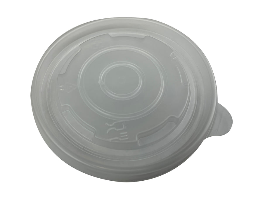 SL-90   Clear Plastic Lid For 8oz Round Paper Containers (50 x 20 ) 1000/ CS Fit EM-08,EM-8C